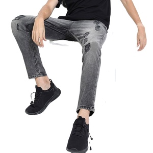 Pantalon en jean uni pour homme, très vendu, économique et de qualité, toutes saisons, fabriqué en usine, sur mesure - Product Image 5