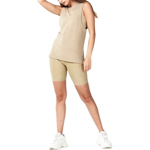 Comprar Logo totalmente personalizado multi Color Deportes Ajuste Regular Rendimiento de longitud completa Cuello redondo Camiseta sin mangas de poliéster Camiseta sin mangas para las mujeres - Product Image 4