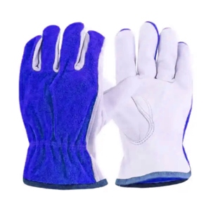 Guantes de Seguridad Industriales de Cuero Vacuno, Guantes de Conducción Cómodos con Textura para Conductores de Camiones y Trabajos de Soldadura - Product Image 6