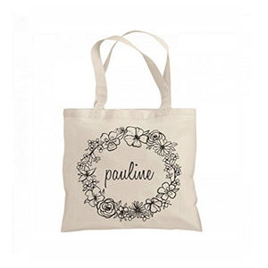Sac fourre-tout de mariage en toile de coton premium avec impression dorée « Demoiselle d'honneur », sac cadeau réutilisable pour la fête nuptiale - Product Image 2