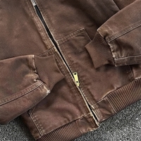 Sudadera con capucha vintage de 500 GSM con lavado ácido – Estampado de logotipo personalizado de alta definición, chaqueta de algodón oversize estilo streetwear con efecto desgastado por el sol