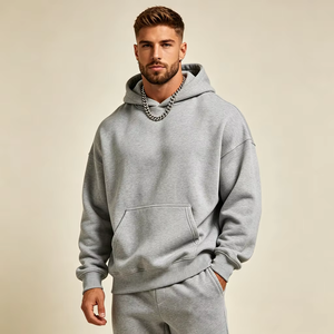 Vente en gros de sweats à capuche streetwear, sweats à capuche de sport personnalisés avec logo, fabricants de sweats à capuche en molleton surdimensionnés pour hommes - Product Image 4