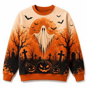 Halloween Sweatshirt 2026, Spooky Graphic Crewneck Pullover, Funny Halloween Sweatshirt for Men and Women, Unisex Casual - Product Image 6