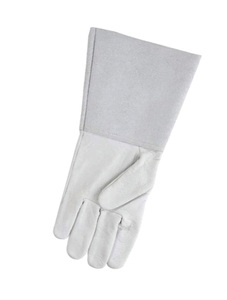 Holy Signs International HSI-0017 Leather Welding <b>Gloves</b> Cotton Liner Straight Thumb Molten Metal Splash Resistant TIG Use - Product Image 2
