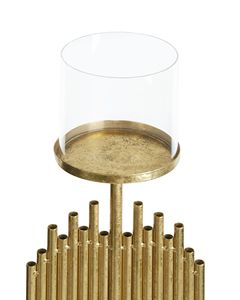 Support de bougie en fer doré de luxe avec vase en verre pour centre de table de mariage et décoration intérieure - Fabricant et fournisseur - Product Image 3