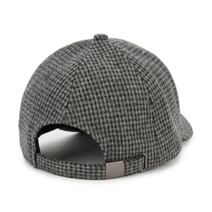 Gorra de Béisbol a Cuadros Unisex, 100% Algodón, Ajustable, Estilo Casual, para Adultos, para las Cuatro Estaciones - Product Image 3