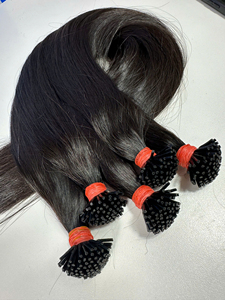 Gran Oferta! Extensiones de Cabello I-tip 100% Remy de Alta Calidad, Extensiones de Cabello I-tip Dobles de Vietnam, Color Negro - Product Image 4