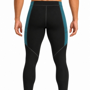 Leggings de compression pour hommes – Performance supérieure, ajustement extensible, confort actif, maintien élevé, prêts pour l'entraînement, souplesse et mobilité - Product Image 2