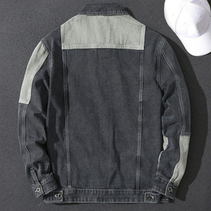 Veste en jean pour homme de qualité supérieure, vente en gros, veste en denim de couleur unie personnalisée, fabricant d'exportation au Pakistan, vêtements - Product Image 5