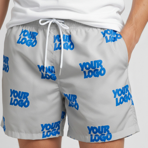 Shorts de bain décontractés pour hommes, imprimés par sublimation, séchage rapide, respirants, taille élastique, pour la plage, le fitness et la natation - Product Image 4