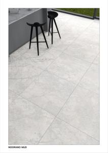 กระเบื้องพอร์ซเลนลายแกะสลักด้านดีไซน์เนอร์ ขนาด 600x600 มม. (24x24 นิ้ว) กระเบื้องปูพื้นเซรามิกวิทริฟายด์คุณภาพพรีเมียม - Product Image 2