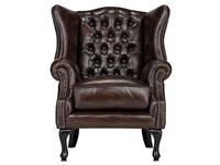 Fauteuil d'angle en cuir marron de luxe avec canapé d'angle capitonné en forme de L, gonflable et réglable, pour salon moderne