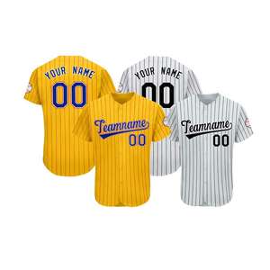 Maillot de baseball personnalisé uni brodé en gros – Conception gratuite, maillot de baseball sublimé pas cher sur mesure - Product Image 2