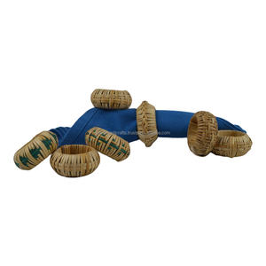 Bambou Designs Porte-Serviettes Meilleurs Accessoires De Vaisselle Pour La Décoration De Fête De Mariage Avec Rond De Serviette Décoratif À La Main - Product Image 2