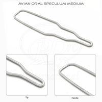 Spéculum buccal moyen pour oiseaux en acier inoxydable, pointe de 6,5 mm (6x1,5 pouces), spéculum buccal pour oiseaux, spéculum pour petits mammifères, spéculum pour petits animaux