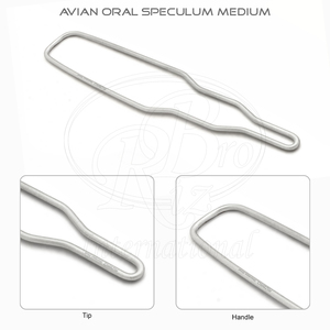 เครื่องมือตรวจภายในปากสัตว์ปีกขนาดกลาง ทำจากสแตนเลส ขนาด 6x1.5 นิ้ว ปลายขนาด 6.5 มม. สำหรับสัตว์ปีก สัตว์เลี้ยงขนาดเล็ก และสัตว์ขนาดเล็กอื่นๆ - Product Image 5