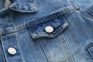 Ins Fashion High Quality Spring Autumn Kids Coats Casual Boys Girls Denim <b>Jackets</b> - Product Image 5
