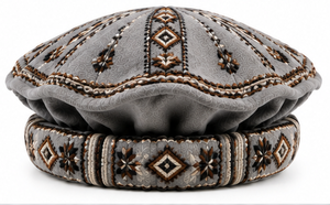Wholesale <b>Man</b> Afghan Caps Dark Grey <b>Wool</b> Pakol Traditional Chitrali Winter <b>Hat</b> Soft Folded Brim Warm Headwear <b>Man</b> Afghan Caps - Product Image 5