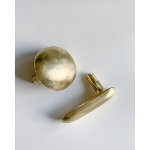 Poignées de meuble cylindriques en laiton, minimalistes et durables, pour portes de placards, décoration de maison, hôtel, villas - Product Image 5