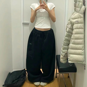 Pantalones Deportivos Holgados de Cintura Alta para Mujer, Pantalones Largos Casuales y Cómodos para Otoño e Invierno - Product Image 6