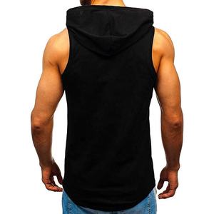 Unisex Custom Gym Bodybuilding Hoodies For Men's Muscle Sleeveless <b>Stringer</b> <b>Vest</b> Workout Cut off Tank Tops Oversize Cotton Shirt - Product Image 6