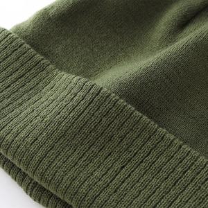Kids Pom Pom Knit <b>Beanie</b> Soft Warm Winter <b>Hat</b> Custom Logo OEM Private Label Bulk Wholesale Headwear Supplier - Product Image 3