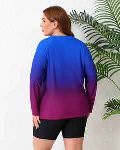 <b>Women</b> Long Sleeve Rash Guard <b>Swim</b> <b>Shirts</b> Surf Rash Guard Two Piece Rash Vest <b>for</b> Woman Swimming Surfing Outdoor Clothing Rash - Product Image 2