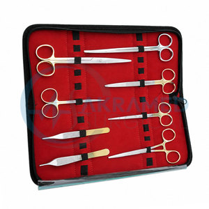 9 Pcs <b>Tungsten</b> Carbide Minor Surgery Veterinary Instrument Kit Stainless Steel TC Surgical Set CE Certified - Product Image 3