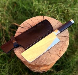 Couteau de chef en acier à haute teneur en carbone, très vendu, avec manche en Micarta, sac en cuir, couteau à découper la viande pour restaurant et cuisine - Product Image 5