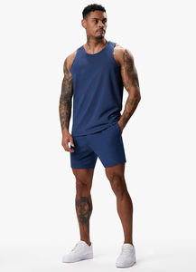 Camiseta sin mangas de alta calidad para hombre, chaleco deportivo, camisetas sin mangas para culturismo, ropa estampada de verano, top transpirable de algodón - Product Image 6