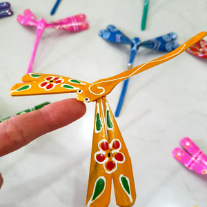 Juguete de equilibrio para niños de bambú ecológico de la mejor calidad, decoración navideña, regalo, varios colores, hecho en Vietnam. - Product Image 3