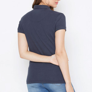 Produit le plus vendu, prix bas, polo pour femmes à manches courtes, tendance, de haute qualité, logo personnalisé imprimé, polos pour femmes - Product Image 3