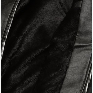 Veste Homme en Cuir Uni Style Bomber pour Printemps, Vente Chaude, Prix de Gros Usine, Veste Décontractée Grande Taille pour Homme - Product Image 2