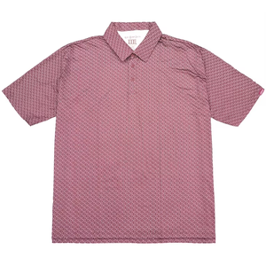 Polo en coton piqué imprimé de qualité supérieure, OEM ODM, respirant, toucher doux, polo de golf, logo personnalisé, fabricant de vêtements de sport unisexe - Product Image 1