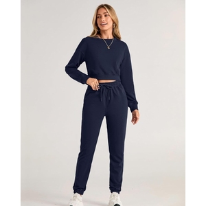 Ensemble de survêtement unisexe de qualité supérieure, écologique, à séchage rapide, en viscose/polyester, tissu respirant, fabrication OEM ODM disponible - Product Image 2