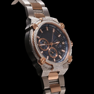 Reloj Personalizado Único de Plata de Ley 925 con Caja de Diamantes Moissanite, Estilo Hip Hop, Lujoso, Regalo Especial para una Persona Especial - Product Image 5