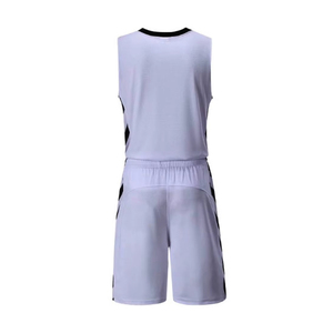 Nuevo conjunto de uniforme de baloncesto de poliéster personalizado para hombre, camiseta y pantalones cortos, transpirable, para entrenamiento de verano, con logotipo sublimado y nombre del equipo - Product Image 6