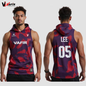 Uniforme de Fútbol 7v7 Personalizado, Conjunto de Jersey con Capucha, Impreso, Antibacterial, Transpirable, de Secado Rápido, 180 GSM, Vafir Industry - Product Image 3