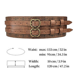 Cinturón de Cuero Warrior de Primera Calidad, Ajustable, Diseño Personalizado con Impresión, Proveedor Mayorista - Product Image 6