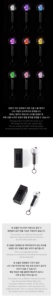 [100% OFFICIAL] พวงกุญแจแท่งไฟ BTS รุ่น VER.4 พลาสติก K POP ขายส่ง ของที่ระลึกคุณภาพดีสำหรับวัยรุ่น คอนเสิร์ต บังทัน - Product Image 2