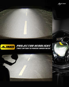 AJ LIGHT DESIGN Demon Eye - Juego de Sistemas de Iluminación Multifuncional para Motocicleta, Faro Amarillo, Blanco Natural, SYM MMBCU Delantero - Product Image 6
