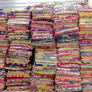 1 Chiếc Chăn Bông Vải Cotton Thủ Công Bangali Kantha Cổ Điển Chăn Ga Gối Chắp Vá Có Thể Đảo Ngược Ấn Độ In 100% Cotton - Product Image 1