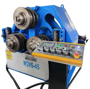 Máquina Dobladora de Tubos Hidráulica W24s-6, Máquina Dobladora de Barras de Acero, Máquina Dobladora de Perfiles CNC - Product Image 1