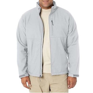 Veste softshell légère pour homme, style streetwear, personnalisable, en toile écologique, coupe-vent et revêtement contrasté - Product Image 1