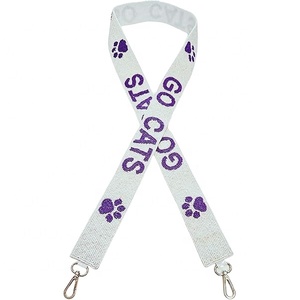 Correa de Bolso Deportiva con Cuentas de Algodón Go Cats, Accesorio de Bolso Hecho a Mano, Perfecto para Personalizar - Product Image 1