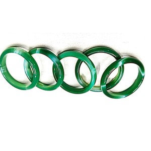 กำไลหยกเขียวธรรมชาติทำมือ เครื่องประดับแฟชั่นเสริมฮวงจุ้ย ของขวัญสำหรับทุกเพศ - Product Image 2