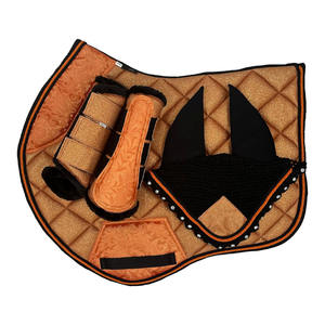 Equipo de Doma Clásica al por Mayor, Almohadilla de Silla de Montar Cómoda y Transpirable, Juego de Sillas de Montar de Algodón Personalizado OEM con Forro de Polialgodón - Product Image 1
