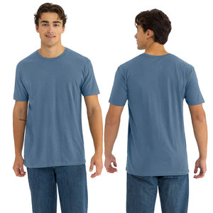 เสื้อยืดคอตตอนริงสปันพรีเมียม 180 กรัม แบบถัก ระบายอากาศได้ดี สำหรับทุกเพศ ขายส่งจำนวนมากสำหรับแบรนด์เสื้อผ้า ร้านค้าปลีก และโปรโมชั่น - Product Image 2