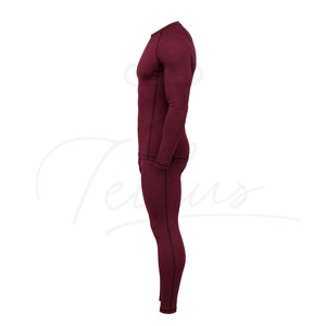Conjunto de Compresión para Hombre, Color Sólido, Cuello Redondo, Transpirable, Sin Costuras, Ropa de Yoga, Cintura Elástica Doble - Product Image 6