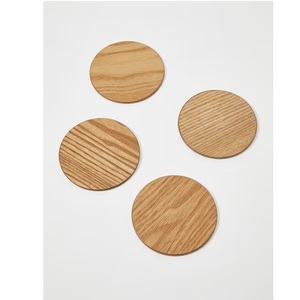 Premium Natural Wooden Coasters Set with Smooth Finish for Elegant Home Dining <b>Table</b> <b>Protection</b> and Modern Decor Styling - Product Image 5